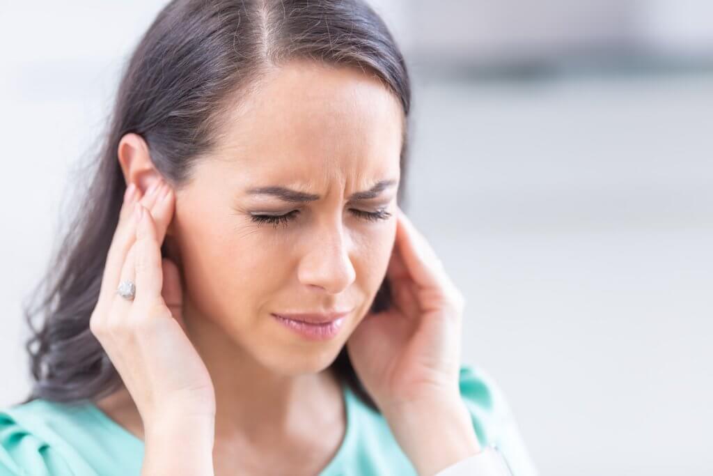 a person is suffering from balance and/or hearing problems.